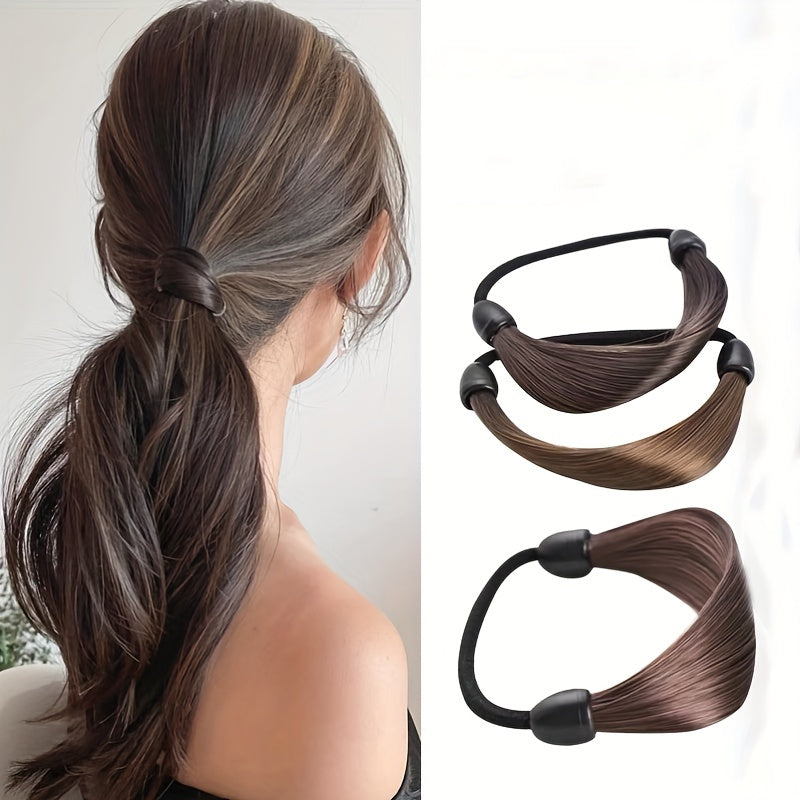 1pc Style Hair Band Wig Hair Rope Hair Ties For Girls