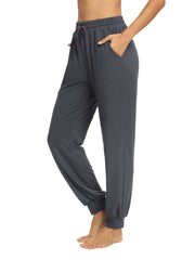 Casual Drawstring Long Sweatpants Comfortable Pocket Joggers