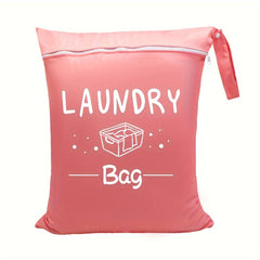 2pcs Large Travel Laundry Bag Wet Dry Washable Dirty Clothes Drawstring Bag