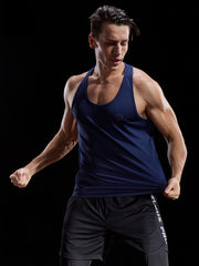 Men's Quick Drying Sweat Absorbent Tank Top for Fitness