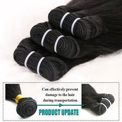 10A Brazilian Straight Hair Bundle 3PCS Human Hair Weaving Extension