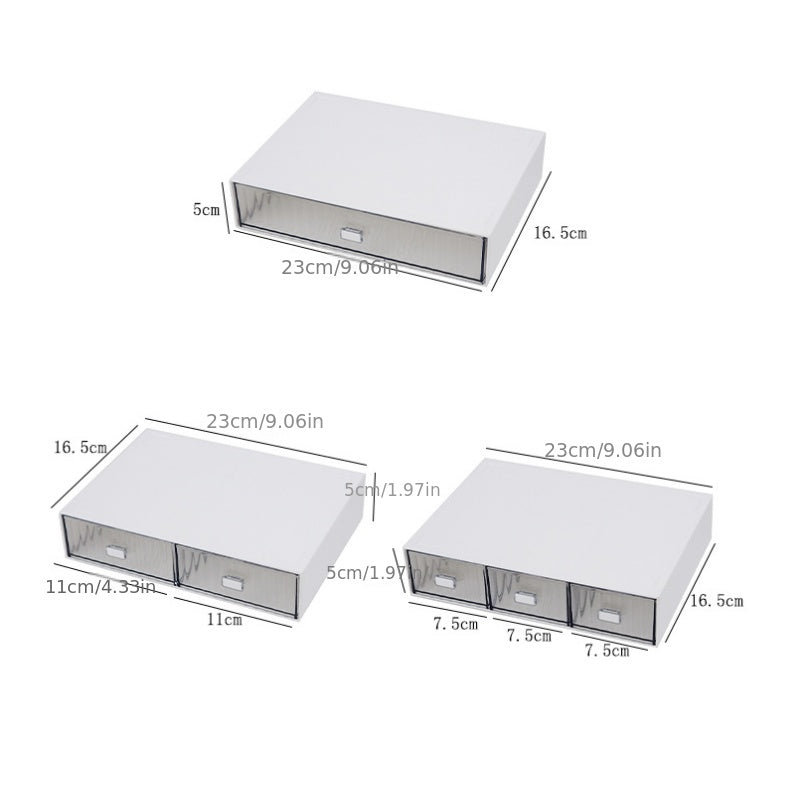 Stackable Storage Drawers for Small Item Cosmetic Office Organizer