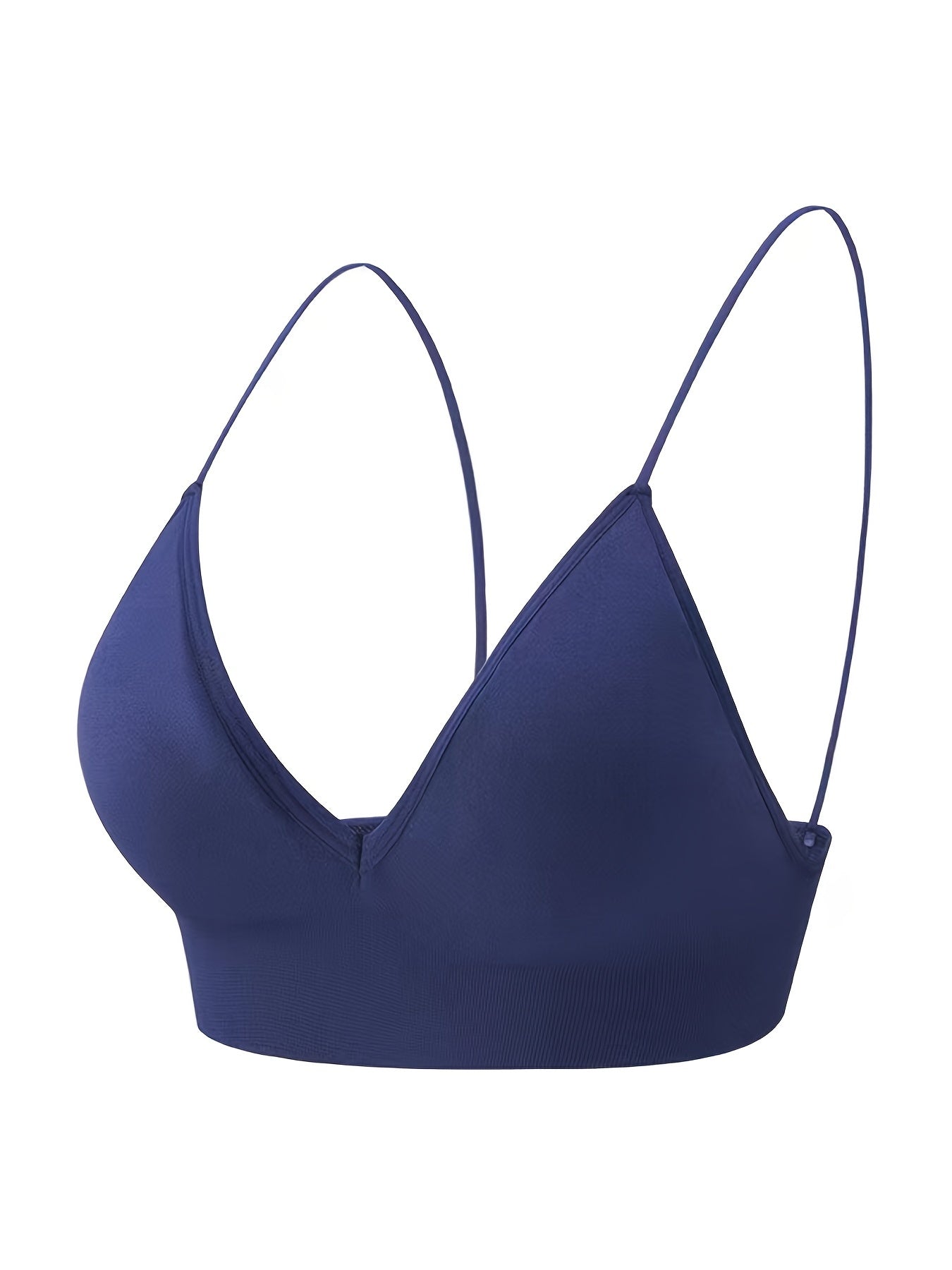 3pcs Backless Thin Strap Bras Seamless Bottoming Lingerie