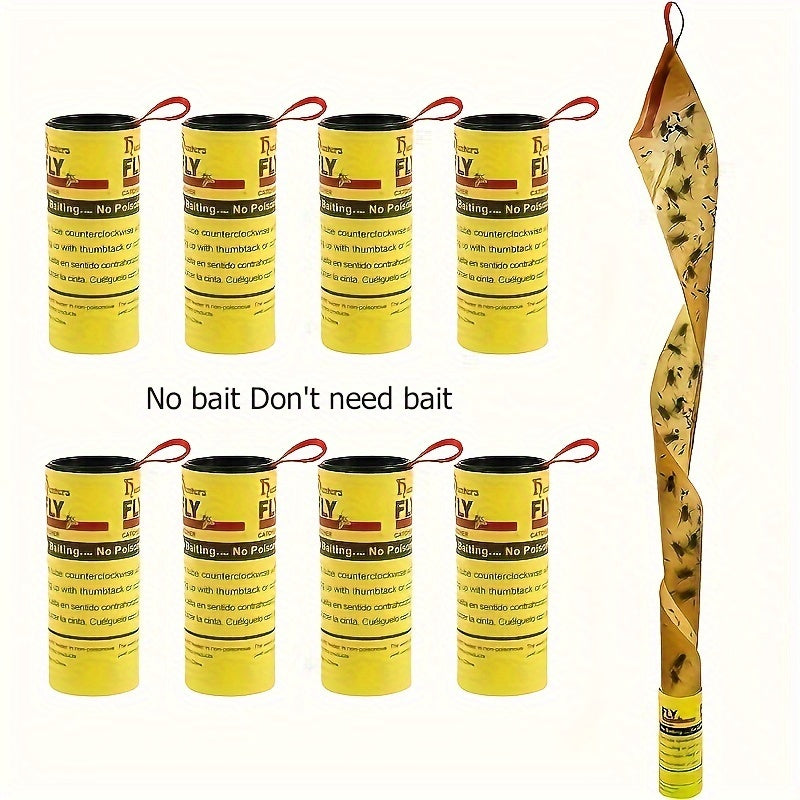 Fly Catcher Trap Sticky Fly Paper Ribbon Pest Control