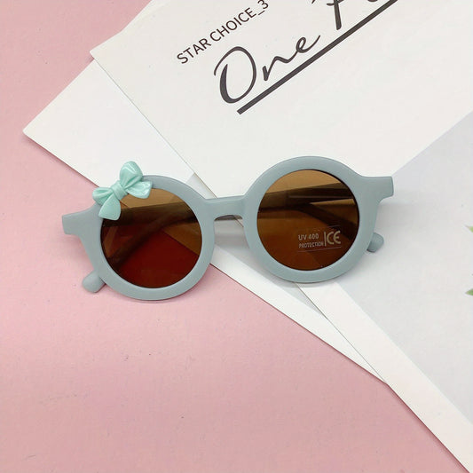 Girls Round Frame Sunglasses UV Protection Summer Kids Accessories
