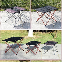 Portable Folding Camping Table with Oxford Cloth Top