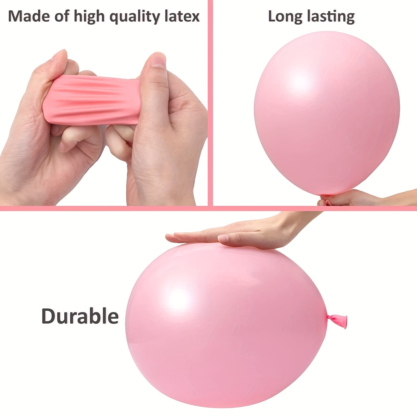 149pcs Pink Balloons Different Sizes Light Pink Balloon Garland Kit