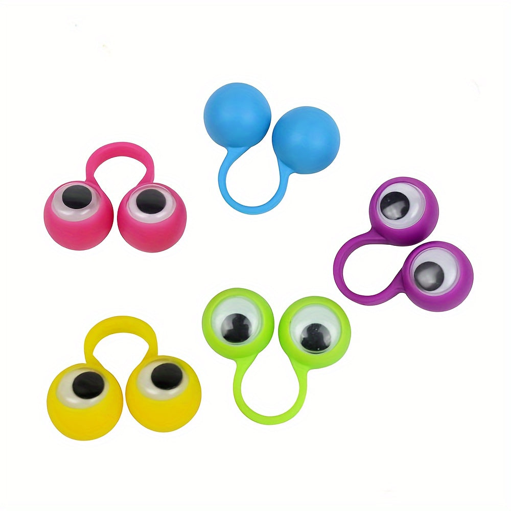 30pcs Eye Finger Puppets Eyeball Ring Party Favor Toys For Kids