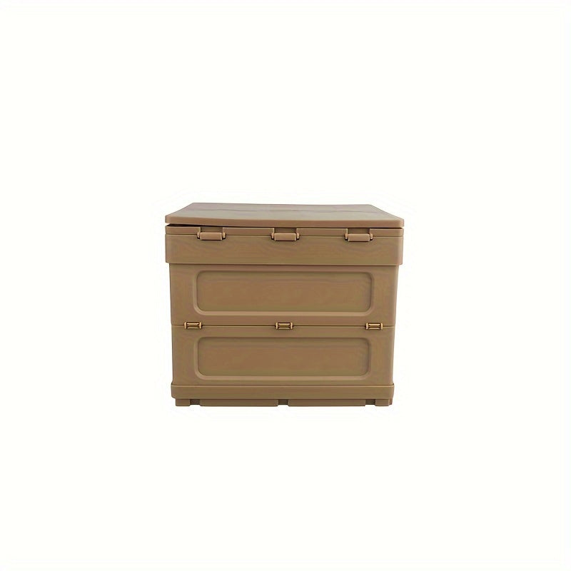 1pc Outdoor Folding Storage Box Multifunctional Camping Car Trunk Box