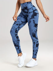 Tie Dye High Waist Gym Tights Workout Leggings Fitness Pants