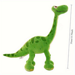Soft Green Dinosaur Plush Toy with Expressive Eyes Animal Stuffed Toy