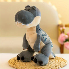 Dinosaur Brother Doll Throw Pillow Tyrannosaurus Rex Plush Toy