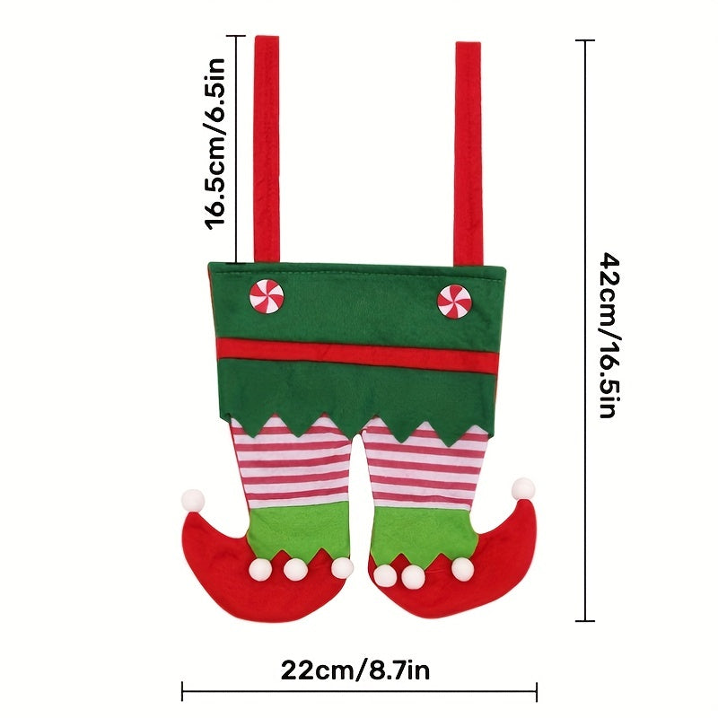 Elf Pants Gift Bag Christmas Decoration