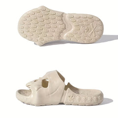 Men's Skull Slides Quick Drying Non Slip Indoor/Outdoor Summer