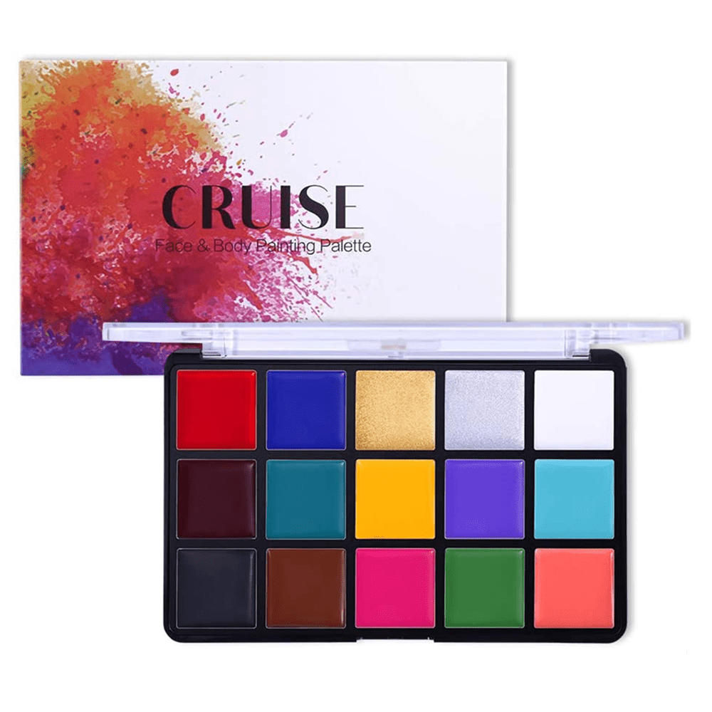 Ucanbe CRUISE Face Body Painting Palette 15 Shades