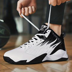Men's Basketball Shoes Comfy Non Slip Lace Up Sneakers