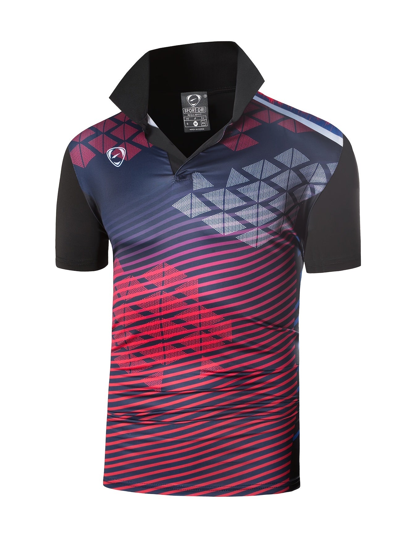 Men's Quick Dry Sport Tee for Tennis Golf Bowling