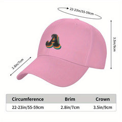Vintage Grunge Style A Monogram Trucker Cap