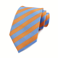 3 15inch Wide Diagonal Stripe Tie For Men
