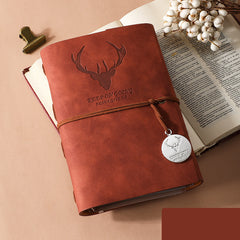 Deer Head Print A6 Hand Account Book
