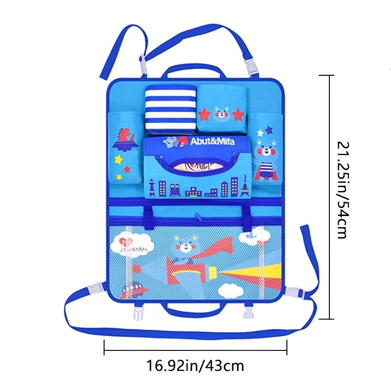 Car Seat Back Hanging Storage Bag Cartoon Design