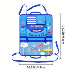 Car Seat Back Hanging Storage Bag Cartoon Design