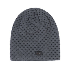 Men's Winter Warm Knit Hat Fluff Thickened Knitted Hat