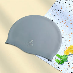 Unisex Waterproof Silicone Swimming Cap for Pool Beach Training