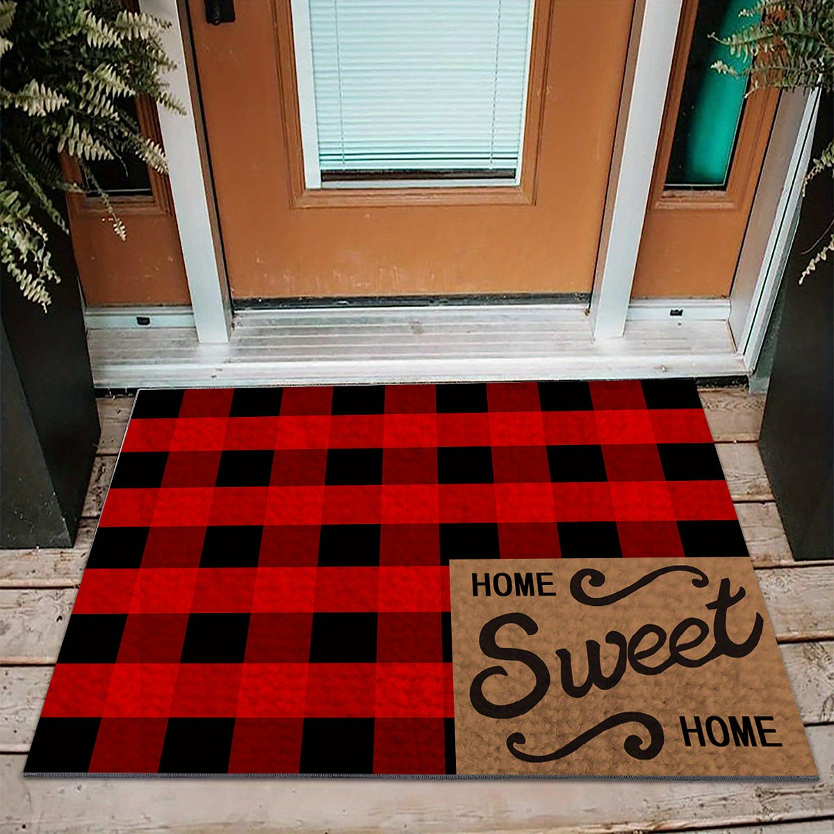 Loop Velvet Entrance Doormat Dirt resistance Entry Door Floor Mat