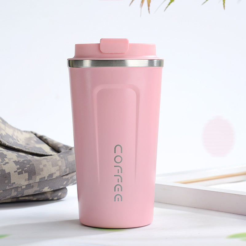 17oz Stainless Steel Coffee Cup with Lid