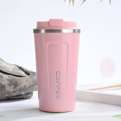 17oz Stainless Steel Coffee Cup with Lid