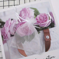 100pcs Organza Gift Bags Jewelry Party Wedding Sheer Drawstring Pouch Candy Bags