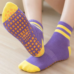 3 Pairs Warm Non slip Floor Yoga Socks Soft Comfortable Medium Tube Socks