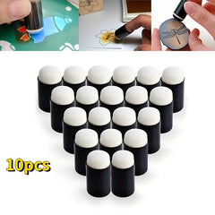10pcs Sponge Finger Daubers Foam Tool for Finger Painting