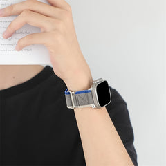 Watch Ultra Loop Band Nylon Leather for iWatch Series Se 7 6 5 3 8 9