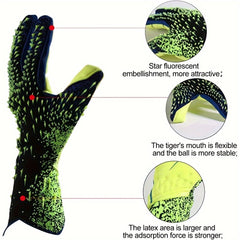 Soccer Goalkeeper Gloves with Strong Grip for Training and Game