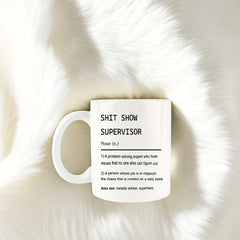 11oz Unique Letter Printed Coffee Mug Porcelain Cup Home Office
