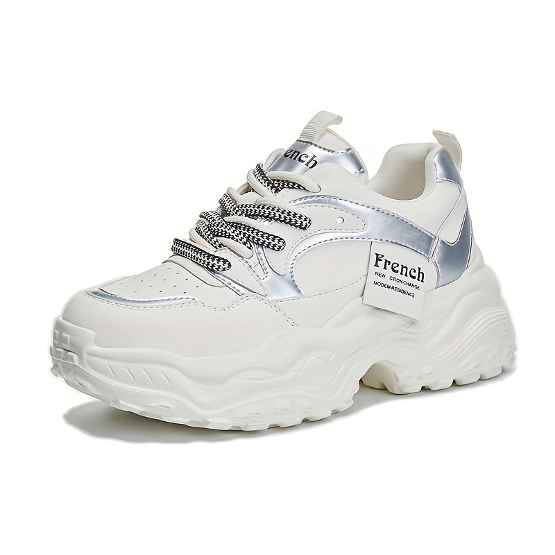 Spring Thick Bottom Sports Shoes Women's Running Shoe