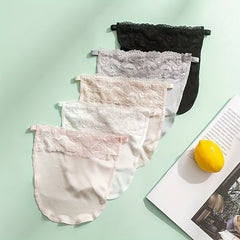4pcs Lace Chest Cover Anti Peep Clip-on Breast Cover