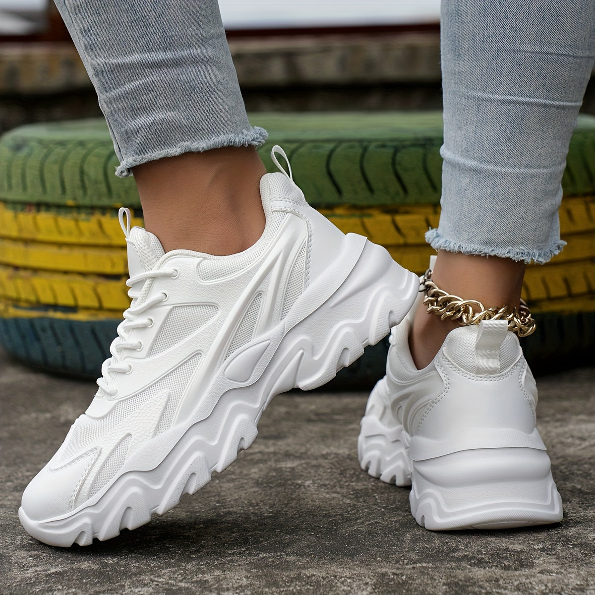 Heighten Chunky Sneakers Casual Lightweight Running Shoes