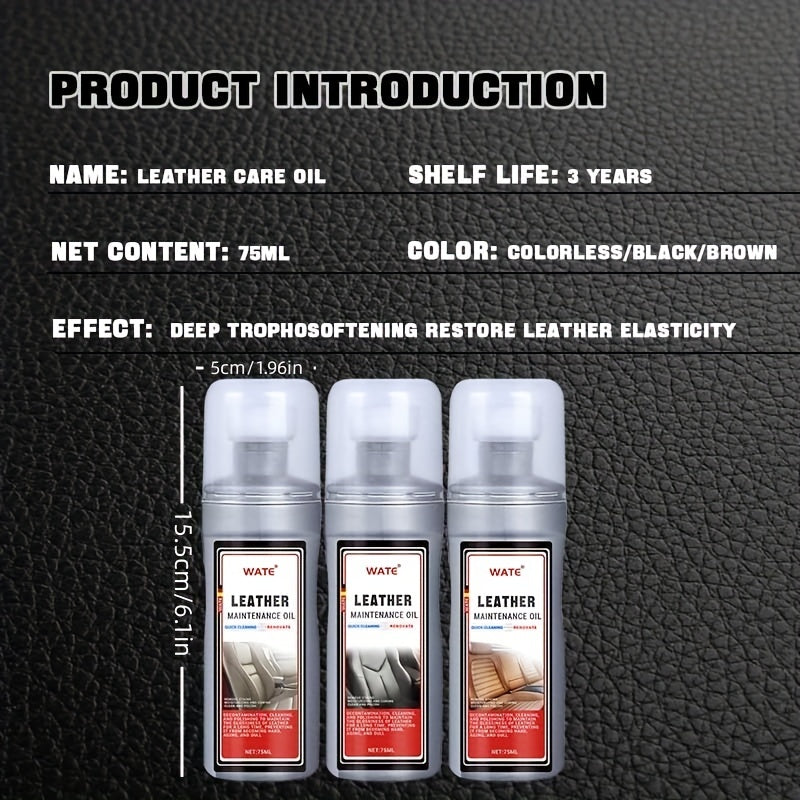 Car Interior Leather Maintenance Agent 75ml
