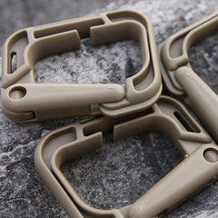 D-ring Buckle Carabiner Backpack Hanging Buckle For Outdoor Camping Hiking