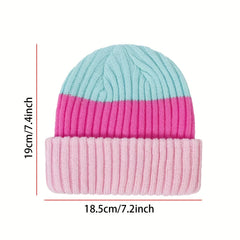 Warm Striped Kids Baby Woolen Hat for Autumn & Winter