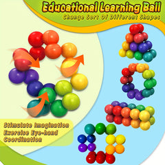 Large 15x10x2cm Rainbow Decompression Ball Toy