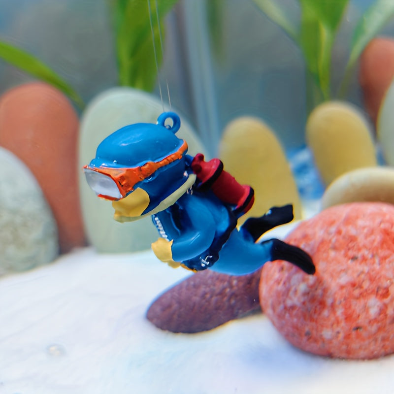 Balloon Diver Aquarium Decoration Resin Fish Tank Decor