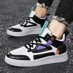 Men's Lightweight Lace up Skate Shoes Elevator Shoes