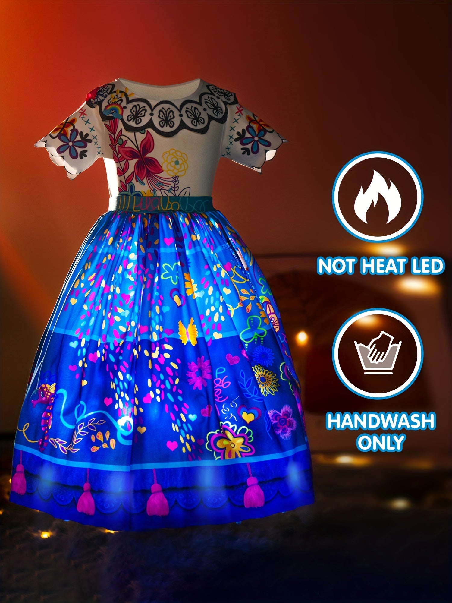 Fun Light Up Costume Flower Fairy Cosplay Dress