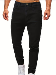 Men's Slim Fit Stretch Denim Jeans for All Seasons