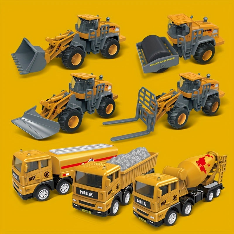 Inertial Engineering Excavator Toy Car Christmas Birthday Gift