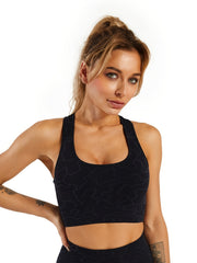 Camouflage Line Print Sports Tank Top